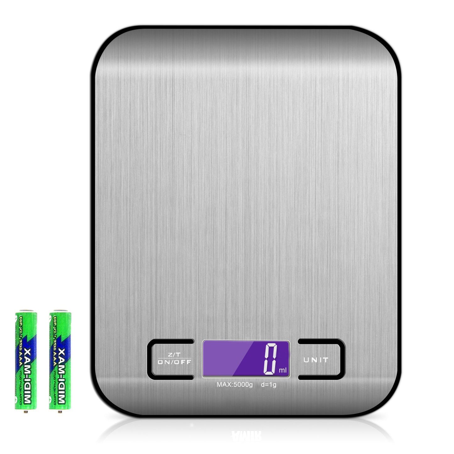 Flat Stainless Steel Kitchen Electronic Scale