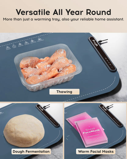 Electric food warmer mat