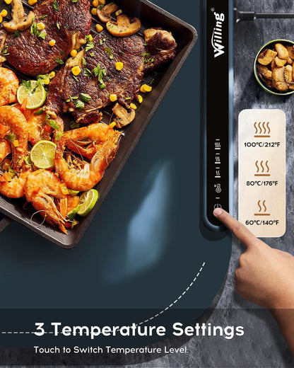 Electric food warmer mat