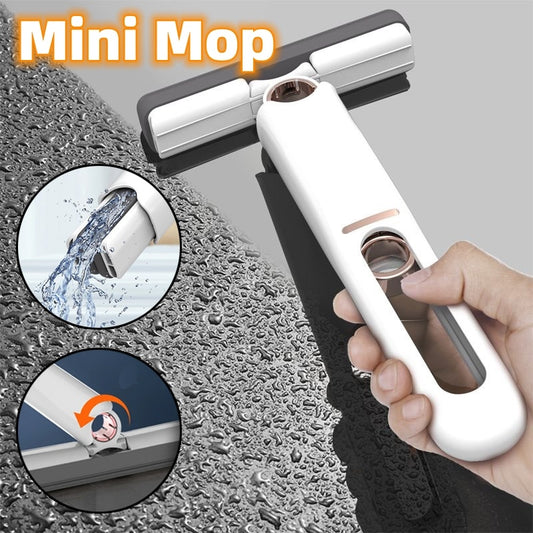 Portable Mini Sponge Squeeze Mop