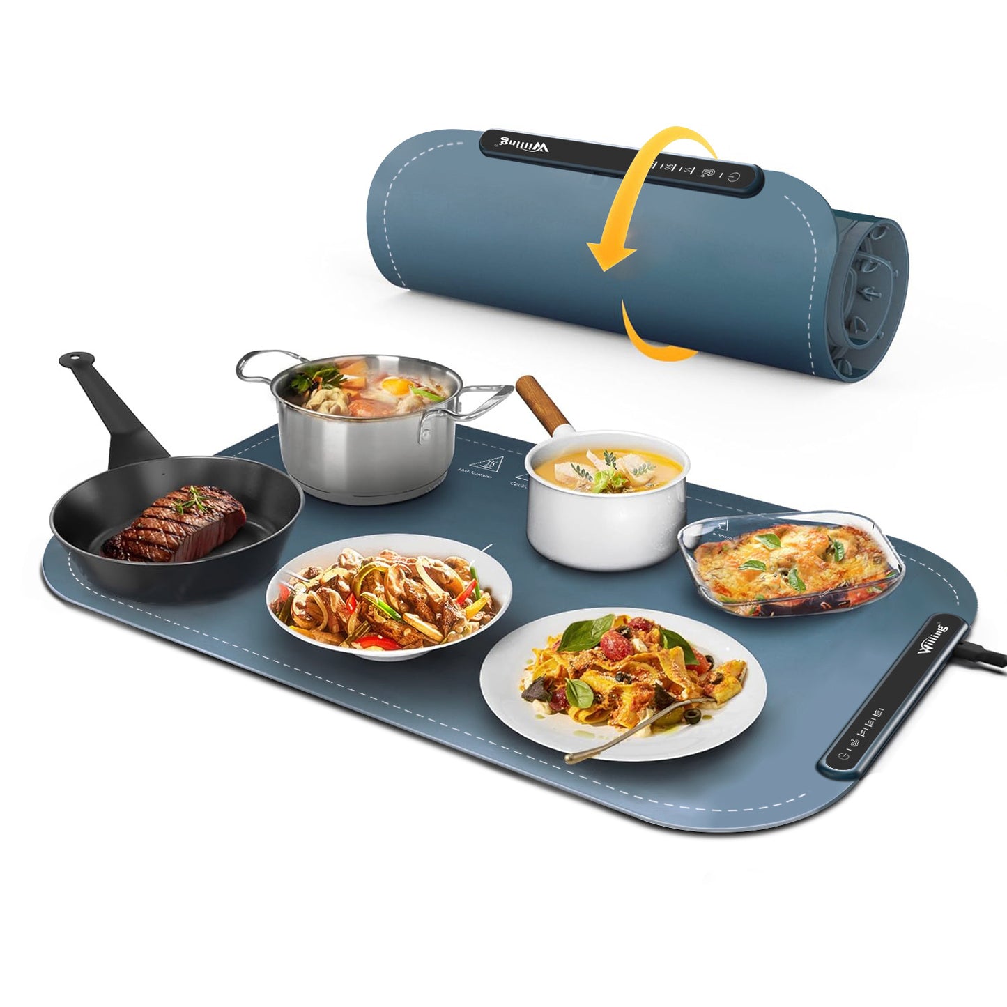 Electric food warmer mat